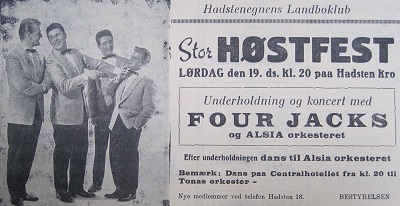 Annonce i Hadsten & Omegns Folkeblad, 1959